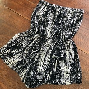 Angie Romper Strapless Tube Top Pockets Fun Flirty